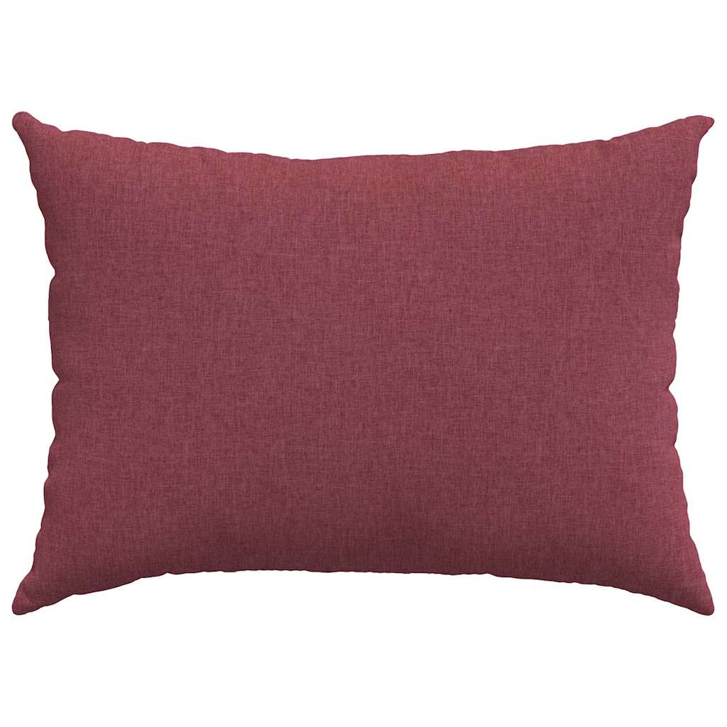 Sofa Pillows 2 pcs Wine Red 70 x 50 cm Fabric